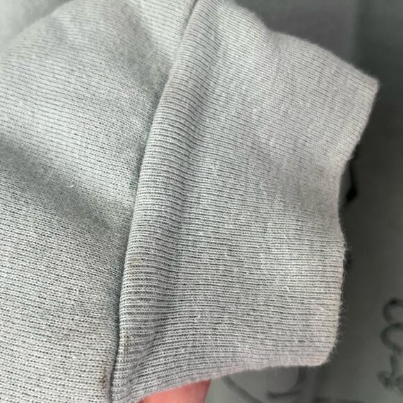 Vintage James Thurber Dog Art Fun Cartoon Sage Green Casual Sweatshirt - Picture 12 of 13